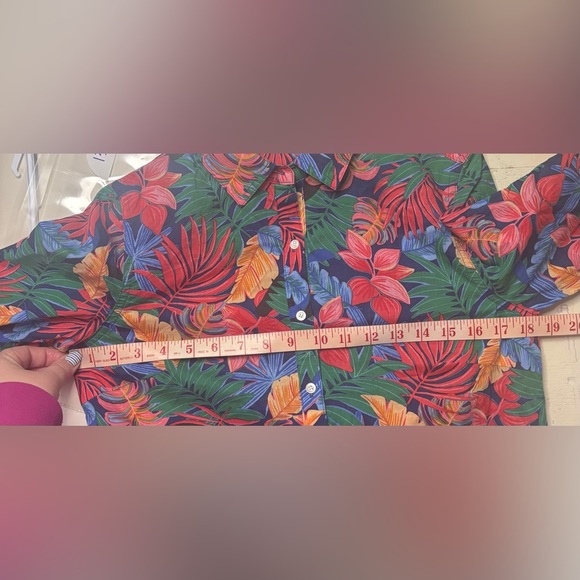 J McLaughlin Colorful Lois Blouse Long Sleeve Button Up Shirt Size XS Maximalist - Picture 4 of 7